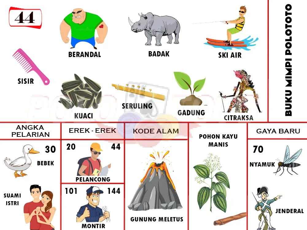 buku mimpi erek erek togel 44